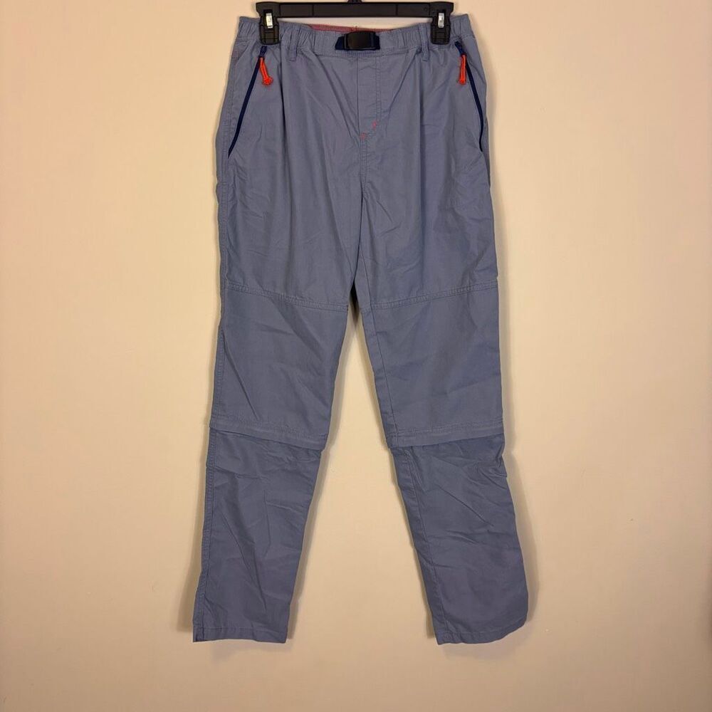Boden Youth Greyish Blue Cotton Convertible Pants Unzips Size Y16